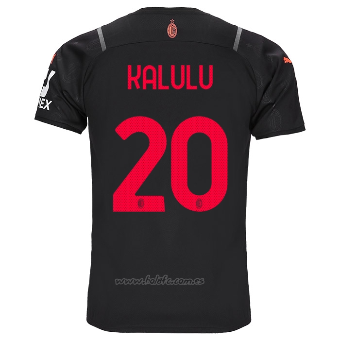 Camiseta AC Milan Jugador Kalulu Tercera 2021-2022